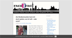 Desktop Screenshot of face2face-magazin.de