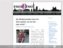 Tablet Screenshot of face2face-magazin.de